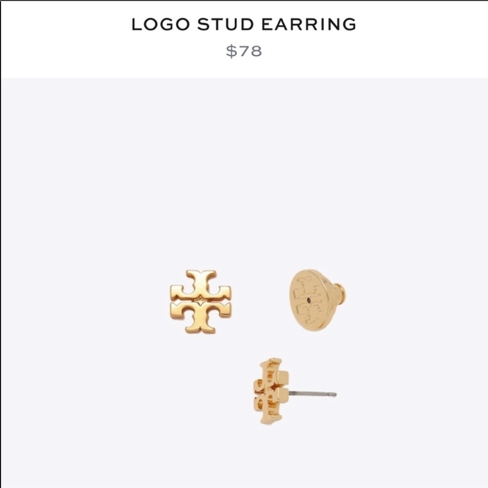 Tory Burch Gold Kira Stud Earring - Picture 4 of 7